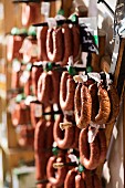 Regional sausages, Lake Geneva, Switzerland