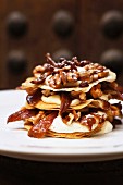Mille feuilles with walnuts and date, Marrakesh, Morocco