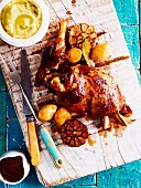 Greek slow-cooked Easter lamb