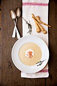 Cream of parsnip soup