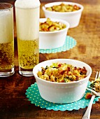 Savoy cabbage and minced meat crumble