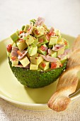 Avocado stuffed with tuna