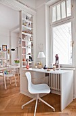 Open-plan interior of period apartment