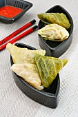Cabbage parcels filled with minced meat and rice (Asia)