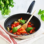 Roasted vegetables with herbs