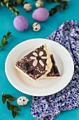Mazurek (Easter cake with chocolate and dried fruit, Poland)