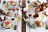 Grosses Weihnachtsfrühstück