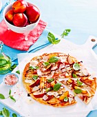 8 ways with summer stone fruit - Nectarine and prosciutto pizza