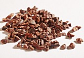 A pile of cocoa nibs