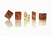 Verschiedene Schokoladensorten
