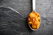 A spoonful of apricot chutney