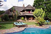 Lodge and pool at 'Ant's Nest', Vaalwater, South Africa