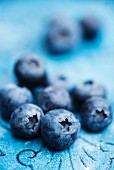 Fresh blueberries (close up)