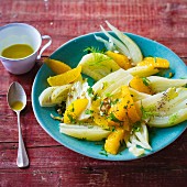Fenchelsalat mit Orangen und Koriandergrün