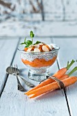 Chia pudding with carrots