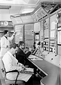 CERN control room,1964