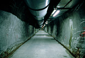 Tunnel leading to Gran Sasso Laboratory