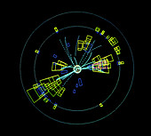 Z particle event in OPAL detector,CERN