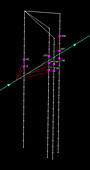 Neutrino detection in AMANDA detector