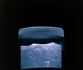 Close-up of bubbling liquid nitrogen