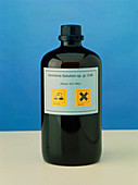 Bottle of ammonia solution