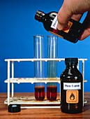 Alkene bromine test