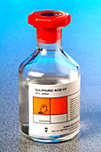 Bottle of sulphuric acid