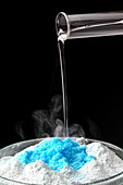 Heat of hydration of copper sulphate