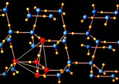 Molecular structure of ice