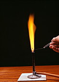 Sodium flame test