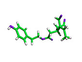 Oleocanthal olive oil molecule