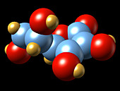 Vitamin C,molecular model