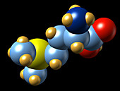 Vitamin U,molecular model