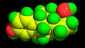 Oestradiol oestrogen molecule