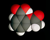 Aspirin molecule