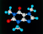 Caffeine molecule