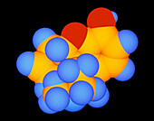 Morphine drug molecule