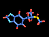 Ecstasy drug molecule