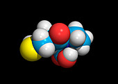 Captopril drug molecule