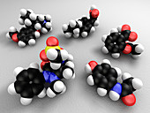 Analgesic drug molecules