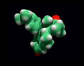 Mifepristone abortion drug molecule