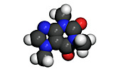 Caffeine molecule