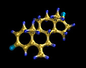 Exemestane breast cancer drug molecule