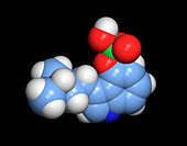 Psilocybin hallucinogen molecule