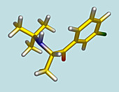 Bupropion drug molecule