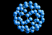 Molecular graphic of C60 Buckyball