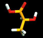 Computer graphic of (S)-lactic acid