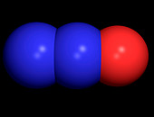 Nitrous oxide molecule