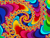 Mandelbrot fractal: Big twister