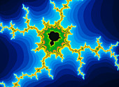 Mandelbrot set:- Lightning island